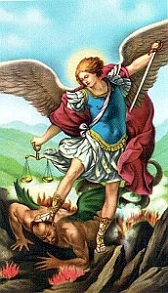 Św. Michał walczący z diabłem - jedno z najczęściej spotykanych przedstawień świętego